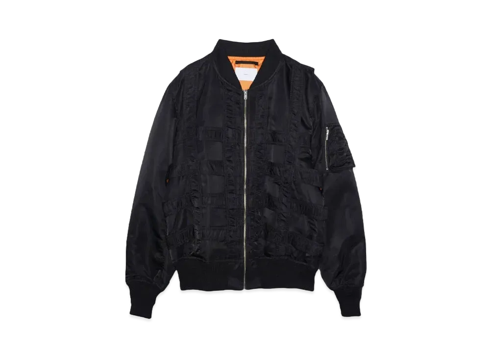 SUGARHILL CAGED BOMBER JACKET "BLACK"