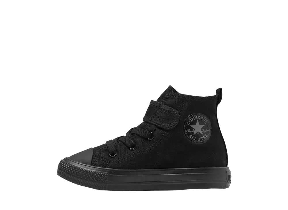 コンバース PS チャイルド オールスター ライト V-1 ハイ "ブラックモノクローム"(キッズ)