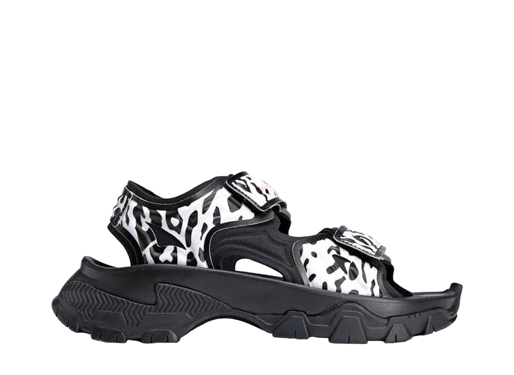 Stella McCartney × adidas Women's HIKA Outdoor Sandals "Footwear White/Core Black/Utility Black"
