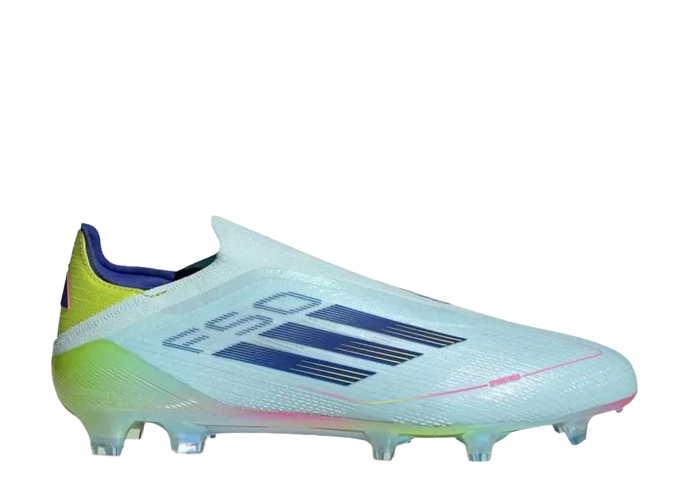 adidas F50 Elite Laceless 99 Capsule FG "Almost Blue/Semi Lucid Blue/Semi Solar Yellow"