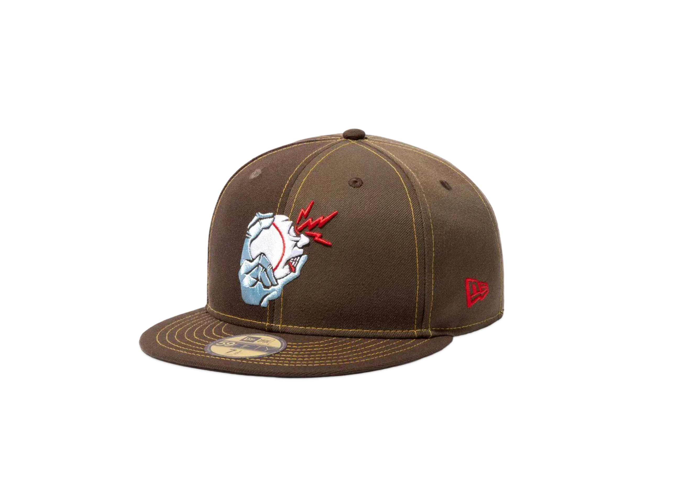 NEW ERA x Cookie! 59Fifty Ball Finger Logo "Walnut/Moss"