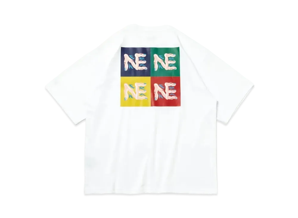 NEW ERA x Cookie! Short Sleeve Oversized Performance T-Shirt NE Logo "White"