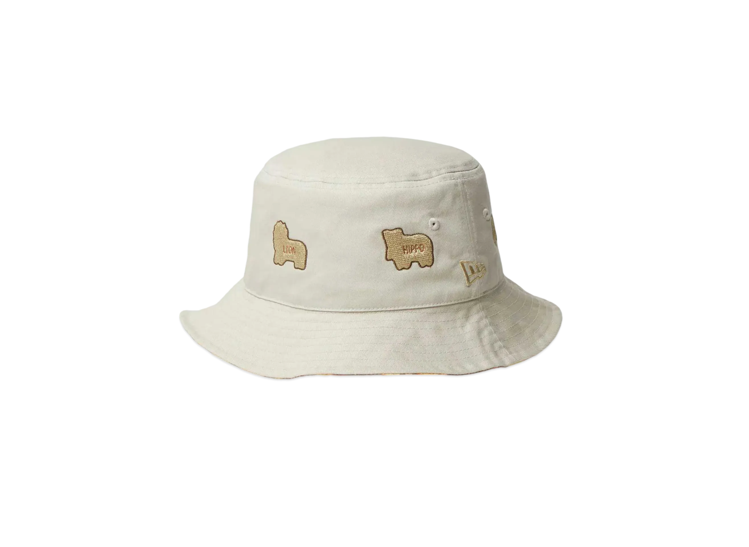 NEW ERA x Tabekko Animals Bucket 01 Reversible "Stone/Khaki"