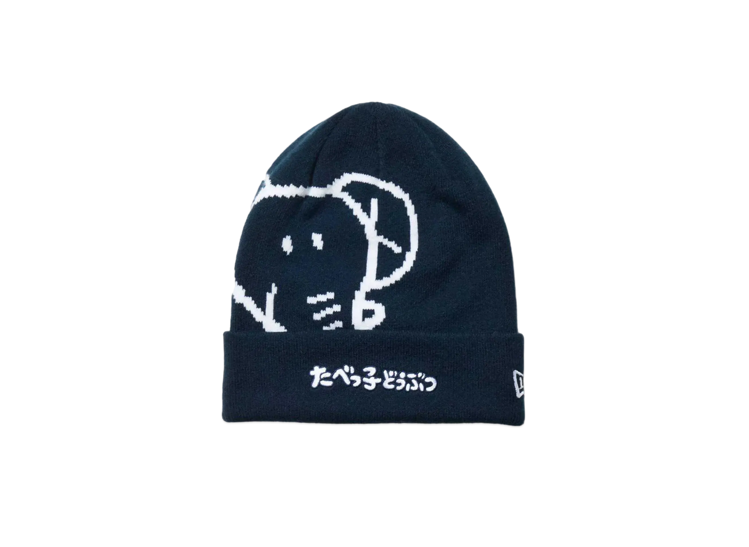 NEW ERA x Tabekko Animals Basic Cuff Knit Zo "Navy"