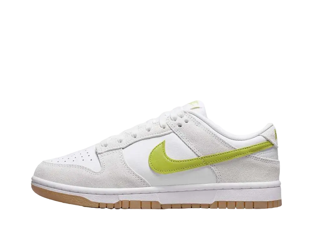 Nike Women's Dunk Low "White Gum/Yellow Bright Cactus"