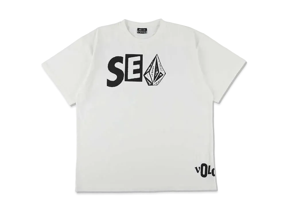 WIND AND SEA x VOLCOM Collaboration S/S Tee (Sea Stone) "White"