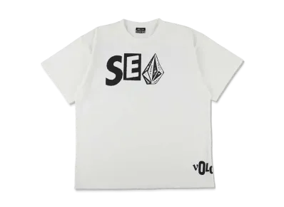 WIND AND SEA x VOLCOM Collaboration S/S Tee (Sea Stone) "White"