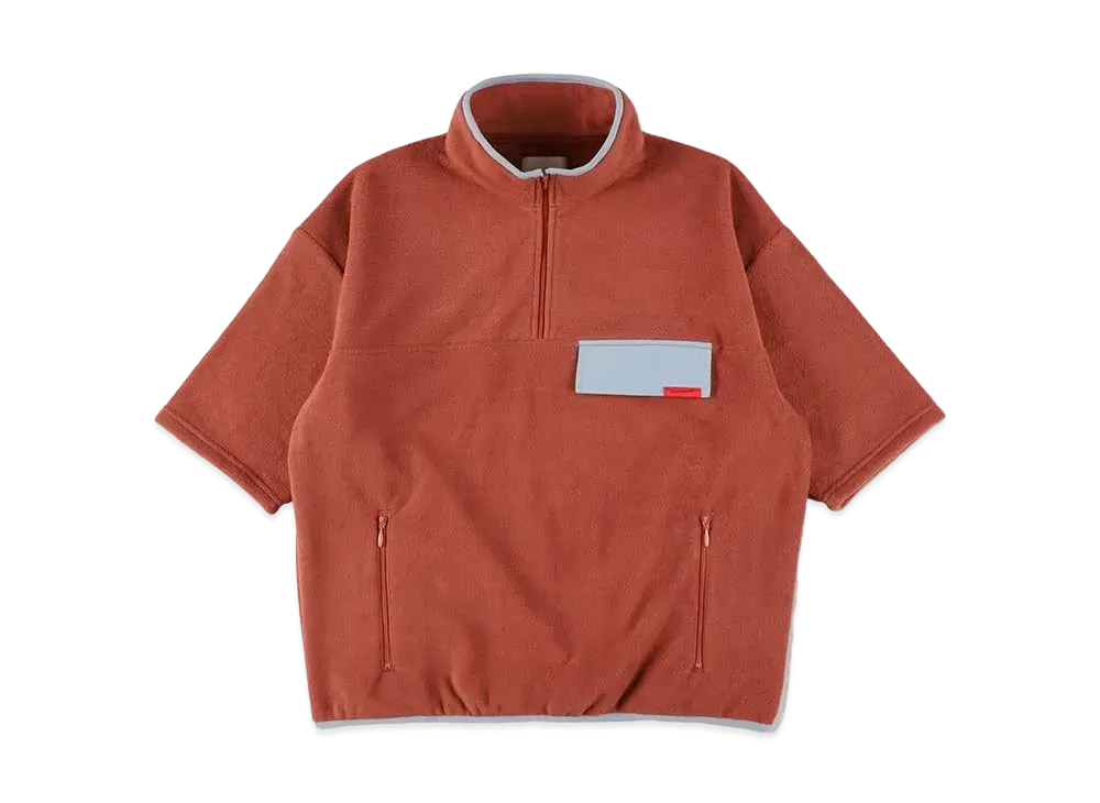 WIND AND SEA Fleece S/S Pullover "Red"