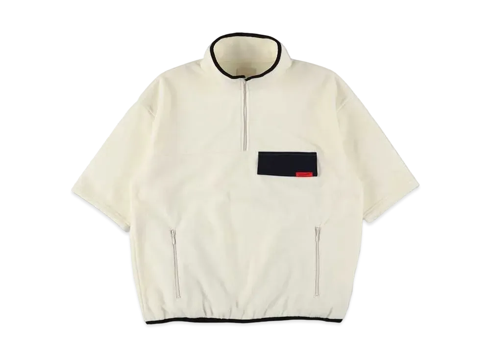 WIND AND SEA Fleece S/S Pullover "Ivory"