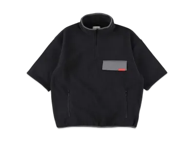 WIND AND SEA Fleece S/S Pullover "Black"