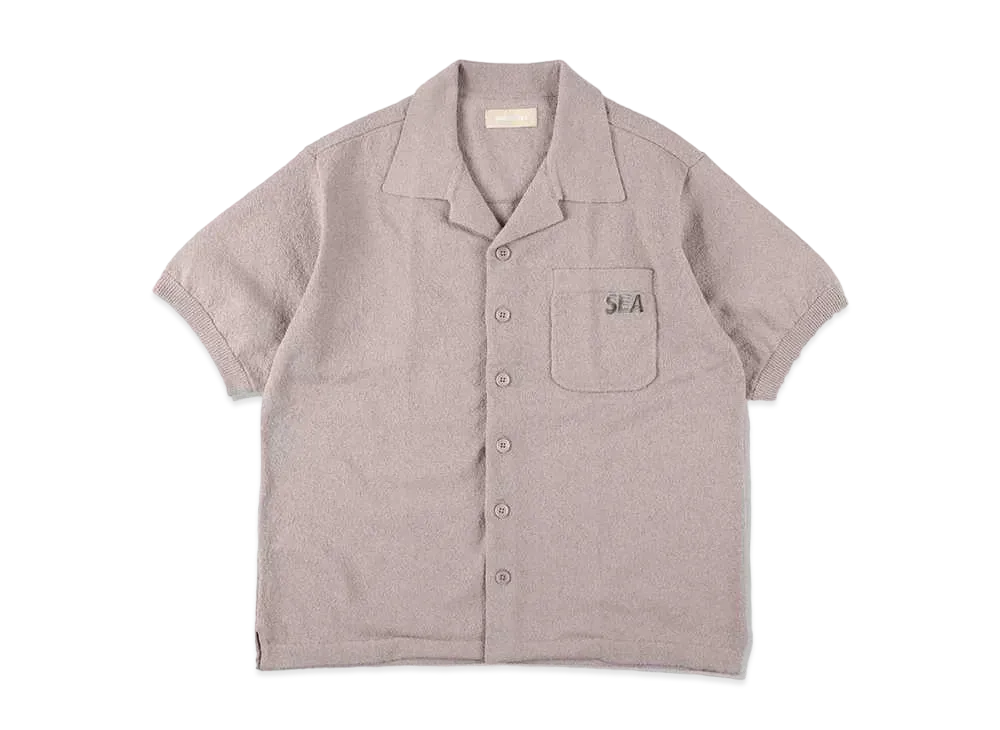 WIND AND SEA Bouclet S/S Shirt "Sand"
