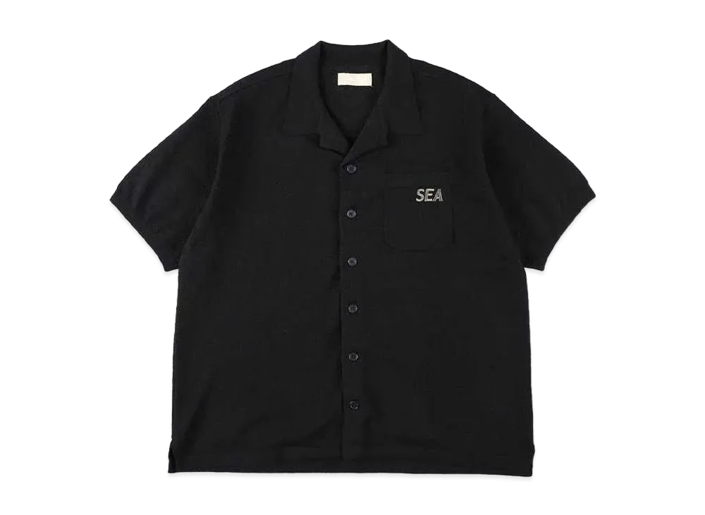 WIND AND SEA Bouclet S/S Shirt "Black"