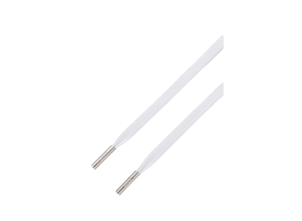 KIXSIX WAXED SHOELACE "WHIITE"