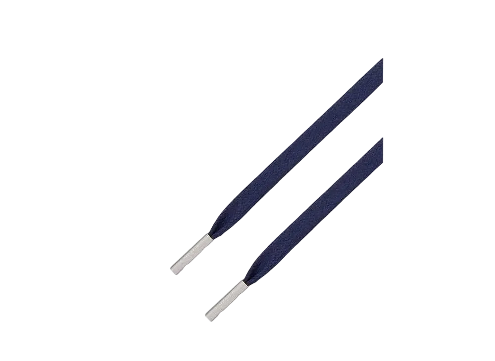 KIXSIX WAXED SHOELACE "NAVY"