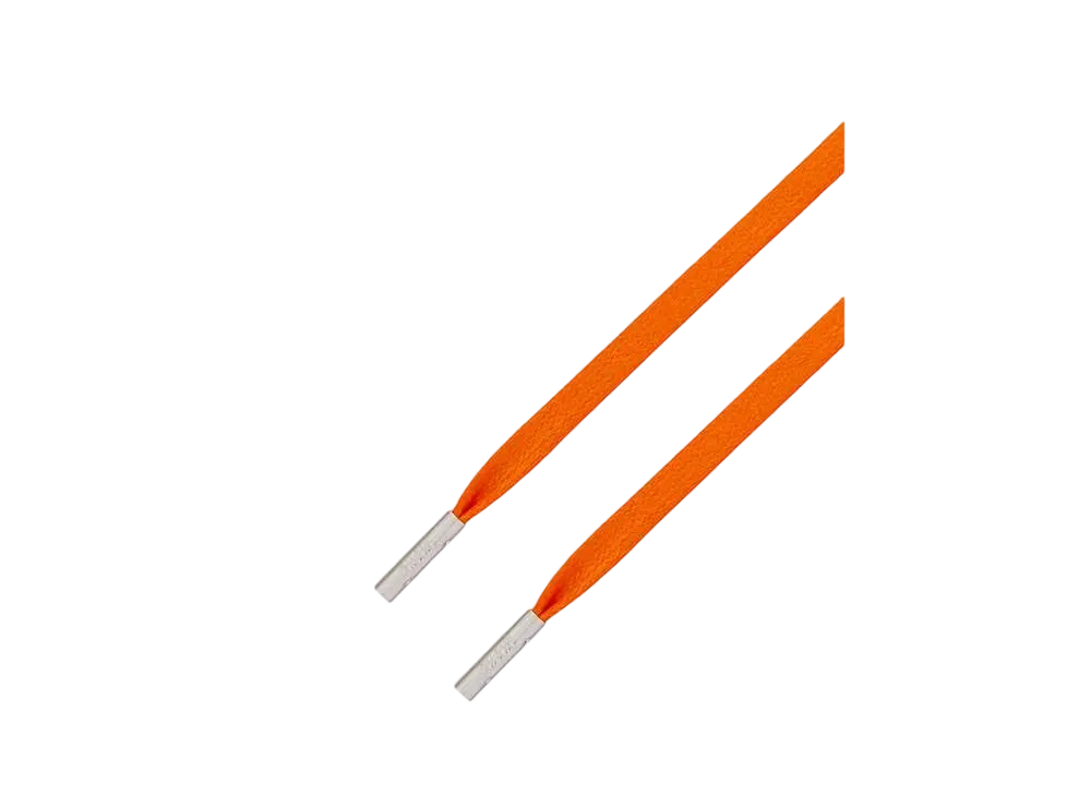 KIXSIX WAXED SHOELACE "ORANGE"