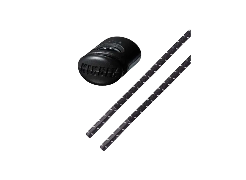KIXSIX REFLECTIVE BUNGEE ROPELACE "BLACK"