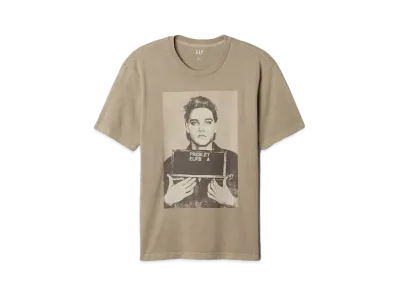 GAP Elvis Presley Graphic T-shirt "Trigger Brown"