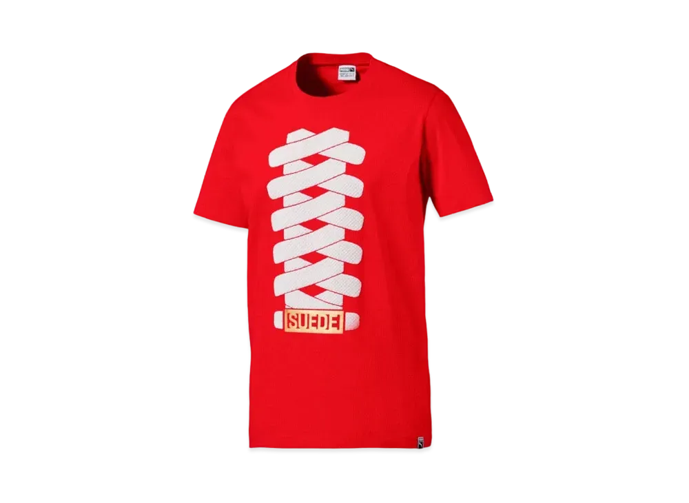 PUMA Wear Suede T-shirt "Flame Scarlet"