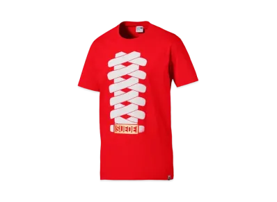 PUMA Wear Suede T-shirt "Flame Scarlet"