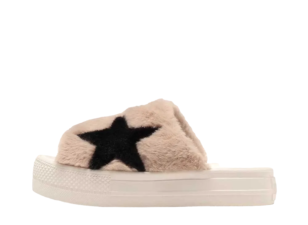 Converse Women's All Star Light PLTS Boa Sandal "Camel/Black"