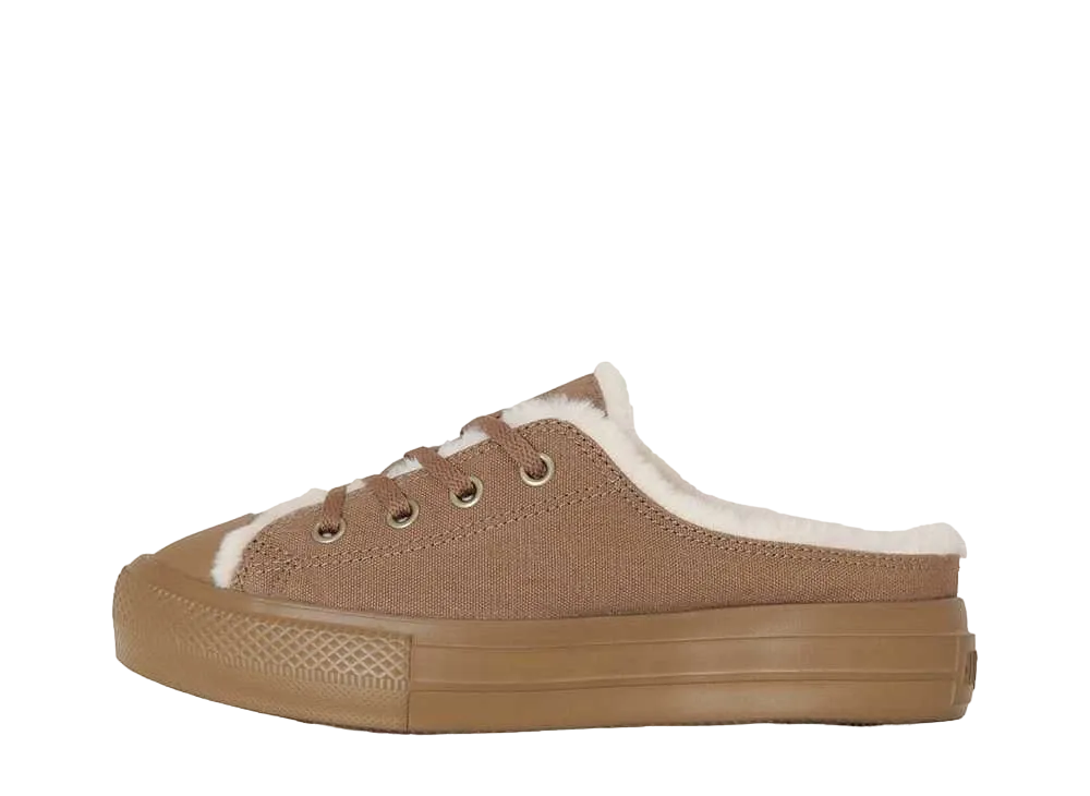 Converse Women's All Star Light PLTS Boa Mule OX "Tobacco Brown"