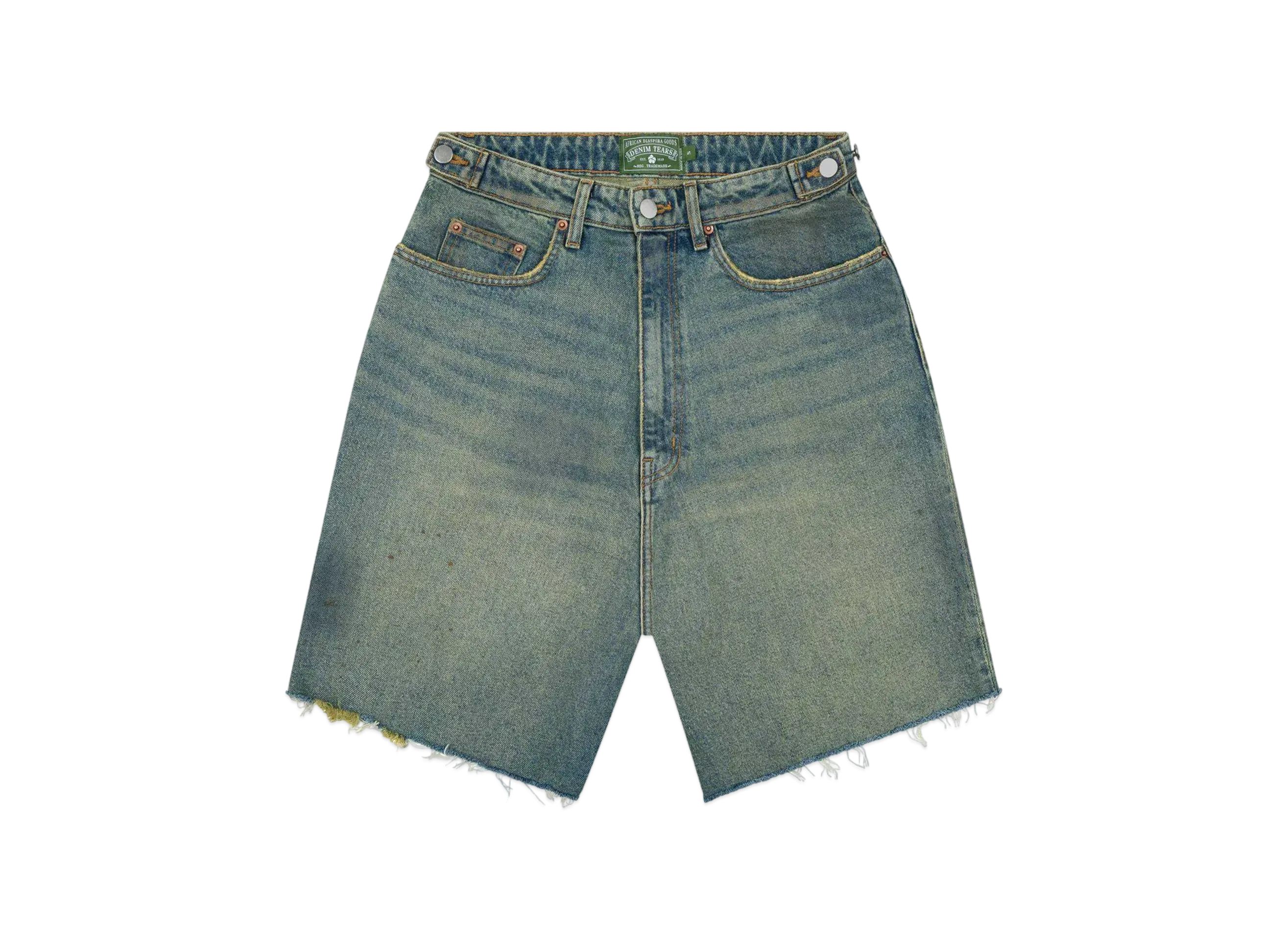 DENIM TEARS Dirty Wash Short "Light Wash"
