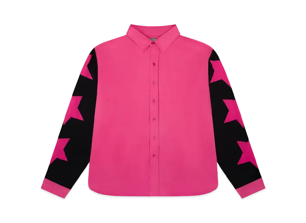 DENIM TEARS Pink Star Button Up "Pink"