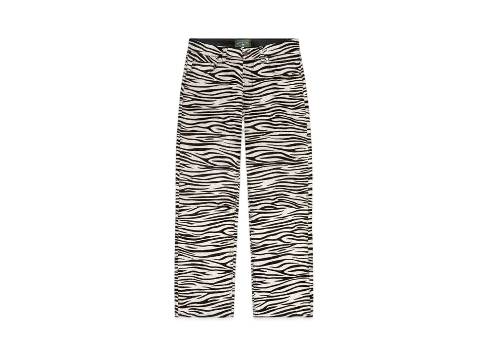 DENIM TEARS Genuine Calf Hair Pant Black