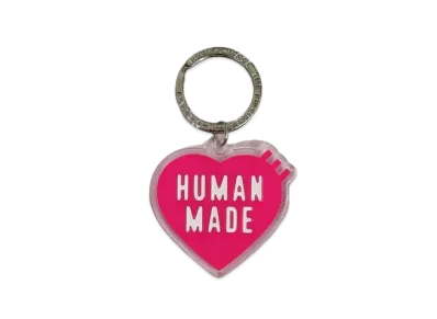HUMAN MADE Heart Keyring "Pink"