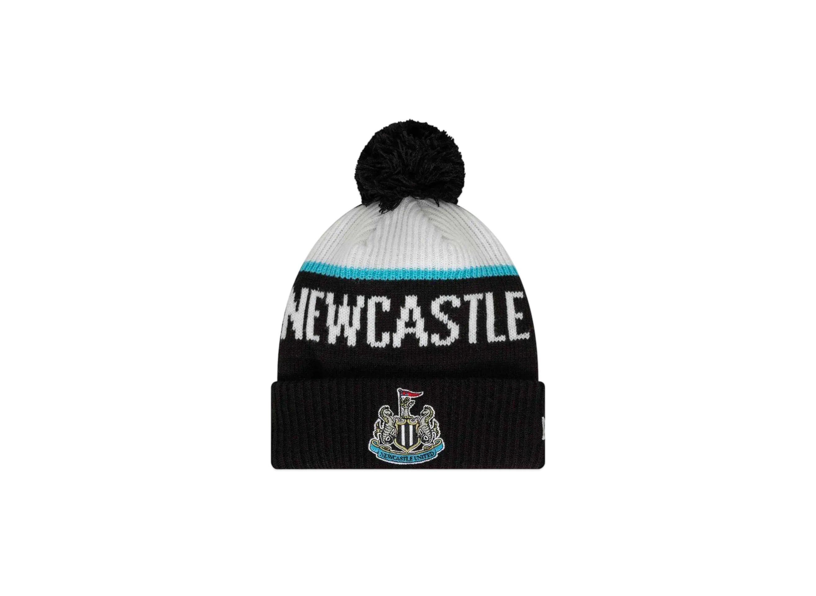 NEW ERA Pom-Pom Knit Football Collection Newcastle United FC "Black/White"