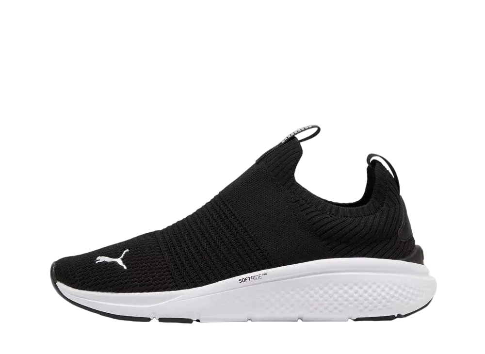 Puma Women's Softride Pro Eco Slip-On NM "Puma Black/Puma White/Puma Silver"