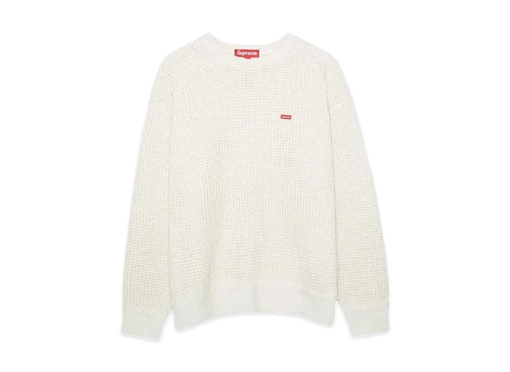 Supreme Waffle Small Box Sweater "Stone"