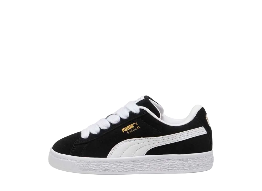 プーマ PS スウェード XL "プーマブラック/プーマホワイト" (キッズ)