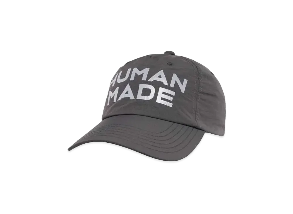 HUMAN MADE 5Panel Nylon Cap "Charcoal" HM28GD029