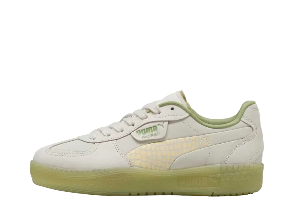 プーマ ウィメンズ パレルモ モダ プリント "ヴェイパーグレー/クリーミーバニラ/カーミンググリーン"