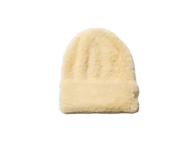 NEW ERA Fluffy and Soft Basic Cuff Knit Shaggy "Cream"
