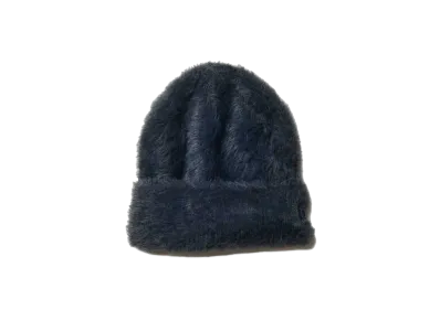 NEW ERA Fluffy and Soft Basic Cuff Knit Shaggy "Navy"