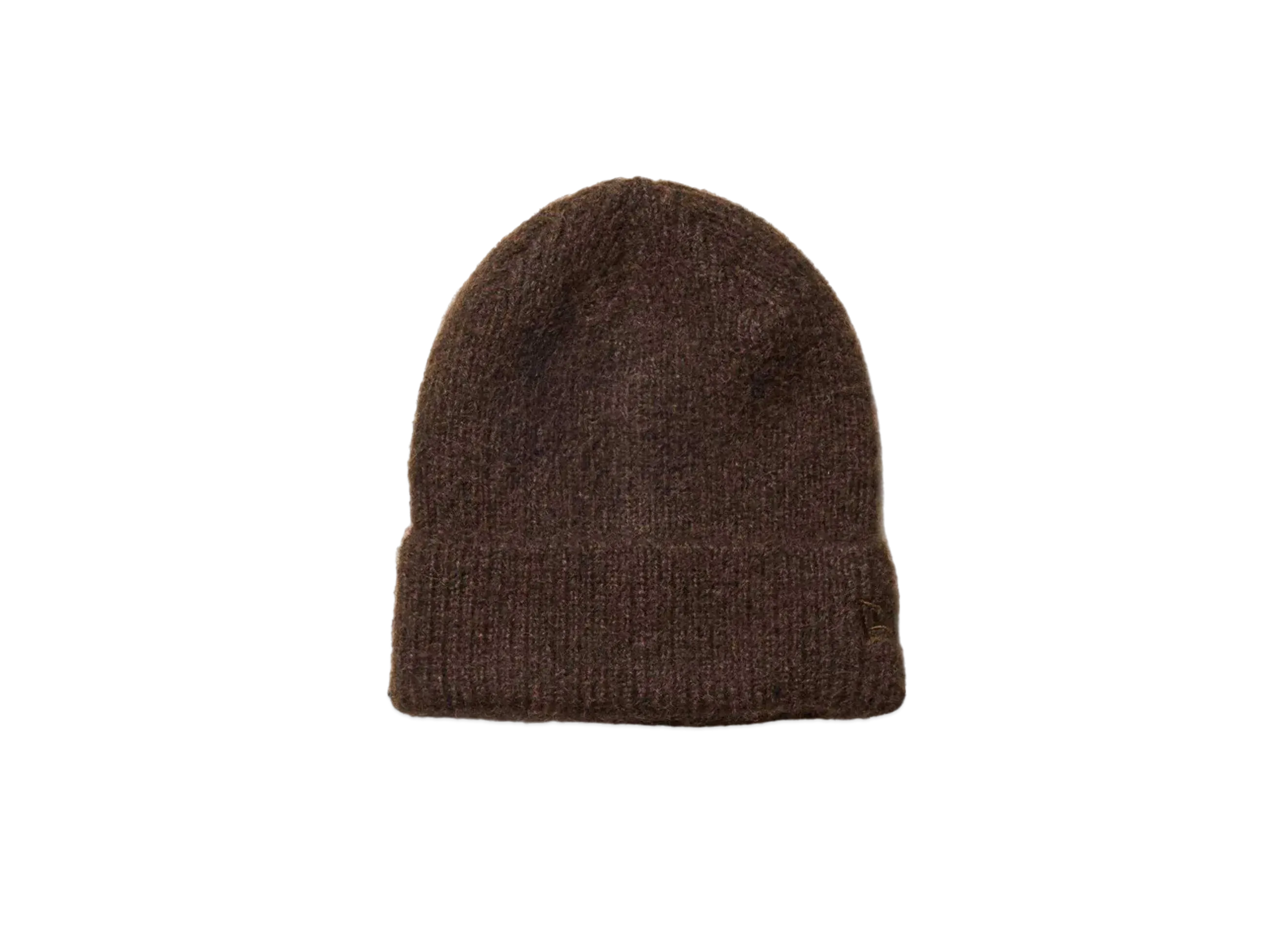NEW ERA Fluffy and Soft Basic Cuff Knit "Dark Brown"