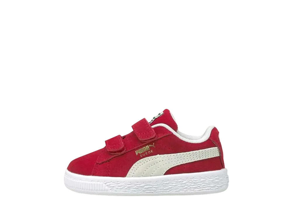 プーマ TD スウェード クラシック21 V "ハイリスクレッド/プーマホワイト" (キッズ)