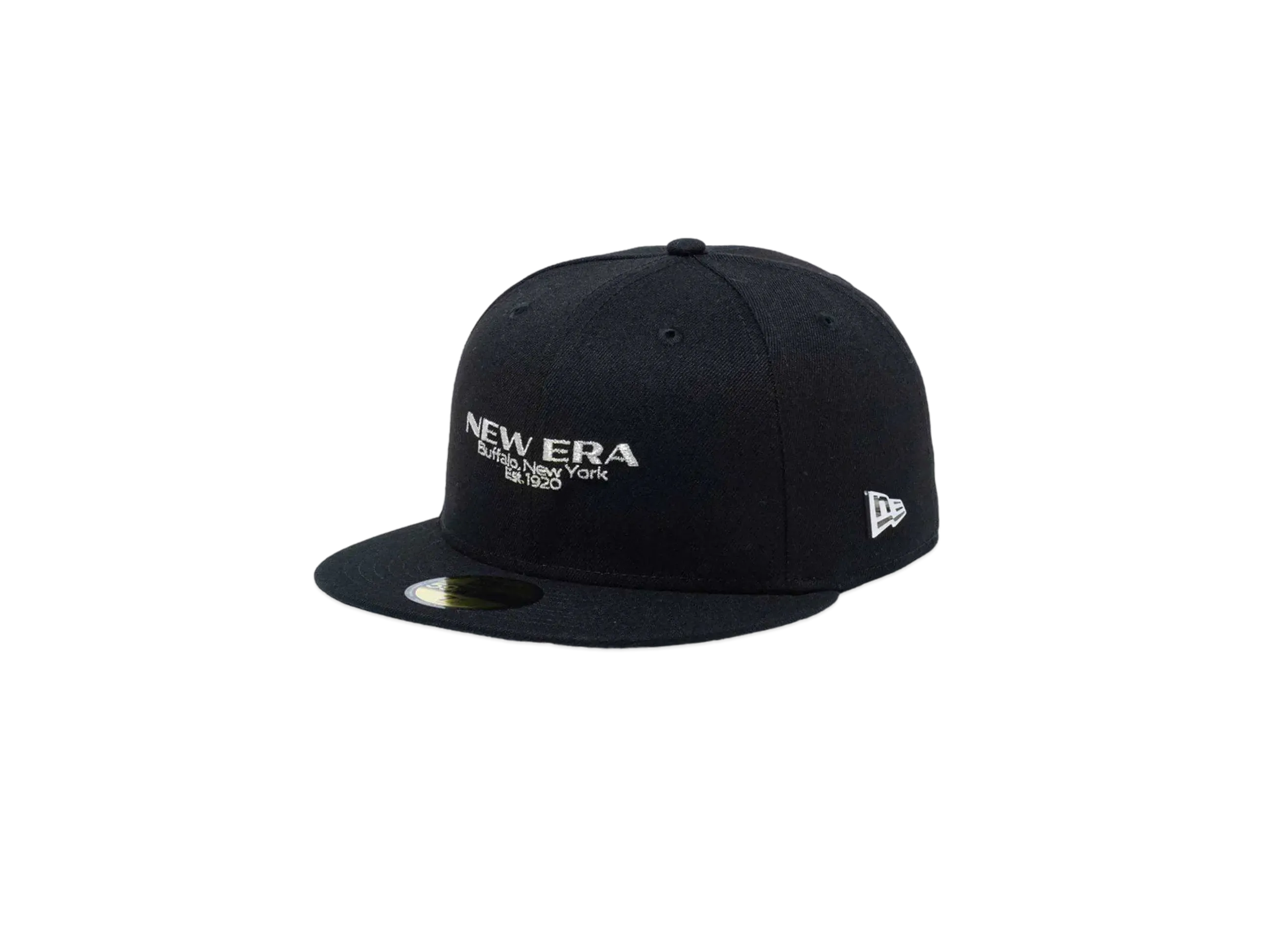 NEW ERA 59Fifty Metal Flag Silver Metal Pin "Black/Silver"