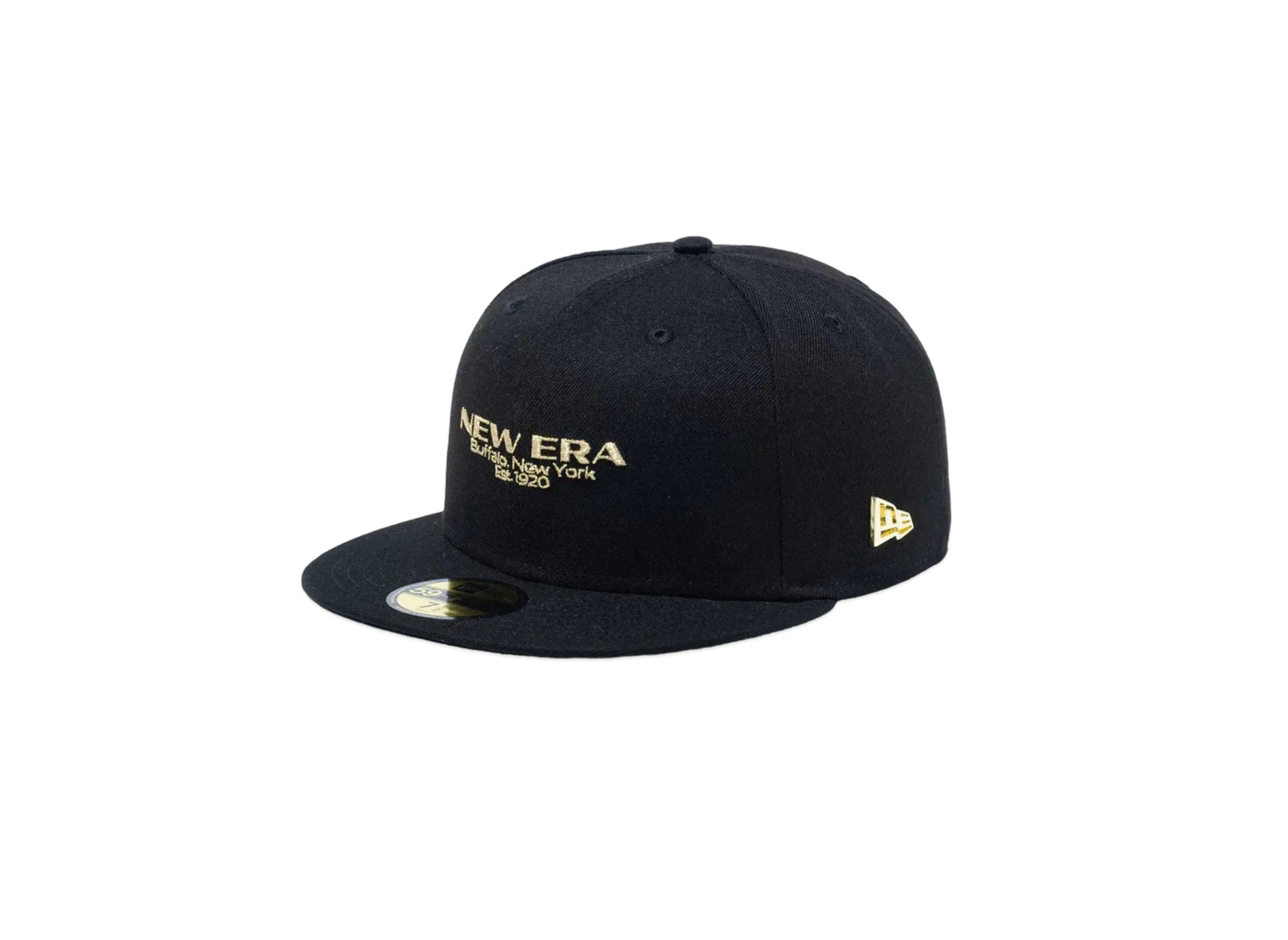 NEW ERA 59Fifty Metal Flag Gold Metal Pin "Black/Gold"
