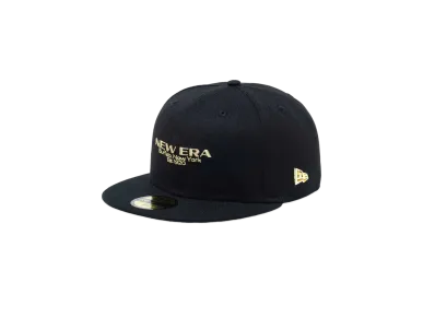 NEW ERA 59Fifty Metal Flag Gold Metal Pin "Black/Gold"