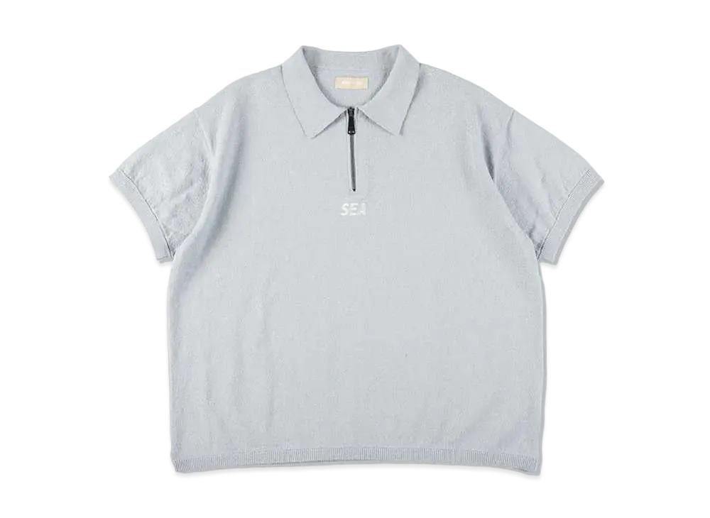 WIND AND SEA Bouclet S/S Polo "Sky"
