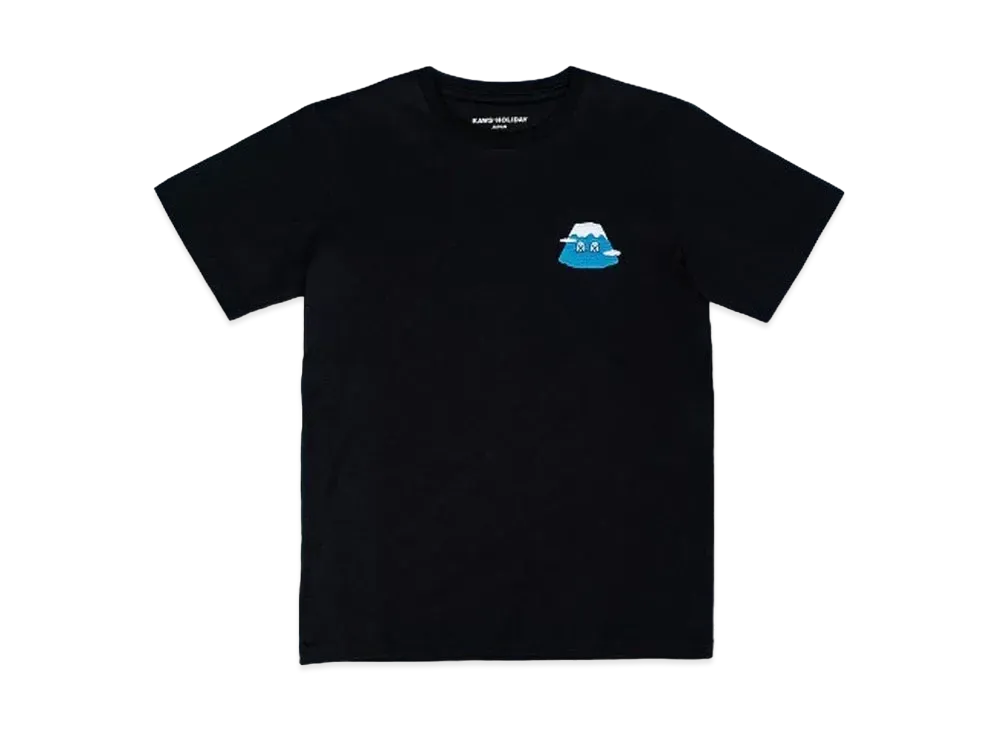 KAWS HOLIDAY Japan Embroidered Badge T-Shirt "Black"