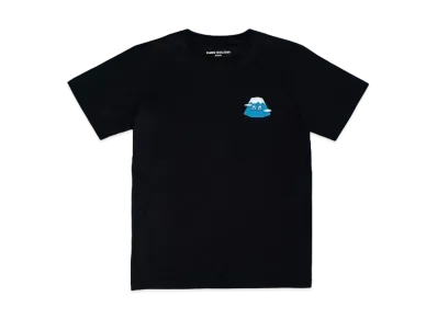 KAWS HOLIDAY Japan Embroidered Badge T-Shirt "Black"