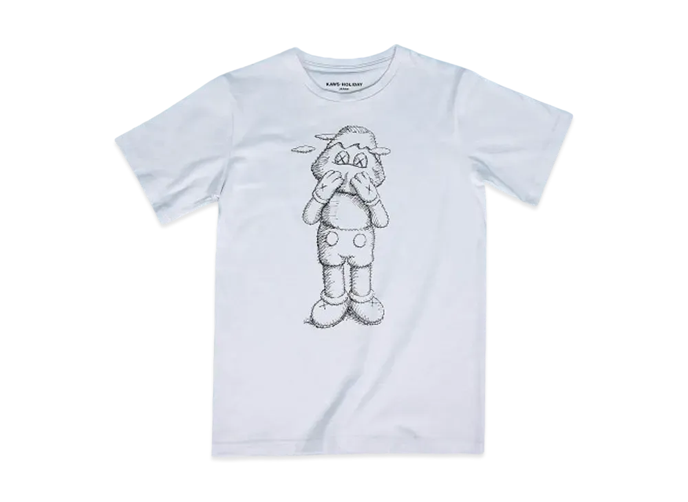 KAWS HOLIDAY Japan Sketch T-Shirt "White"