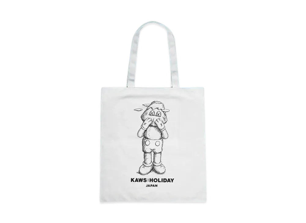 KAWS HOLIDAY Japan Tote Bag "White"