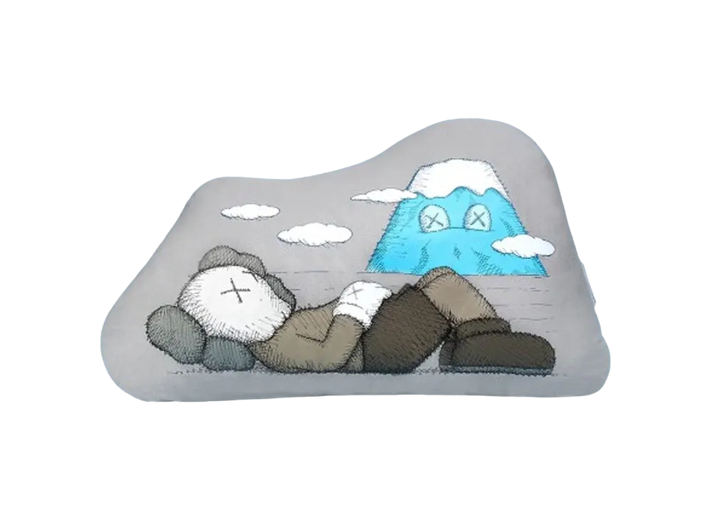 KAWS HOLIDAY Japan Cushion "Grey"