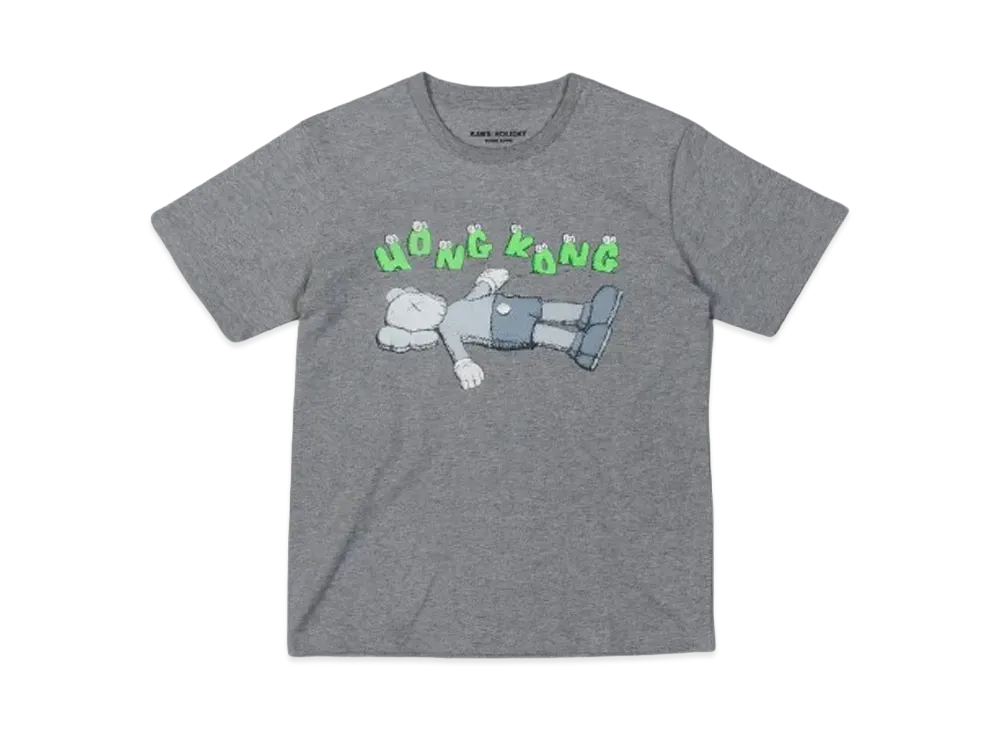 KAWS HOLIDAY Hong Kong T-shirt "Grey"