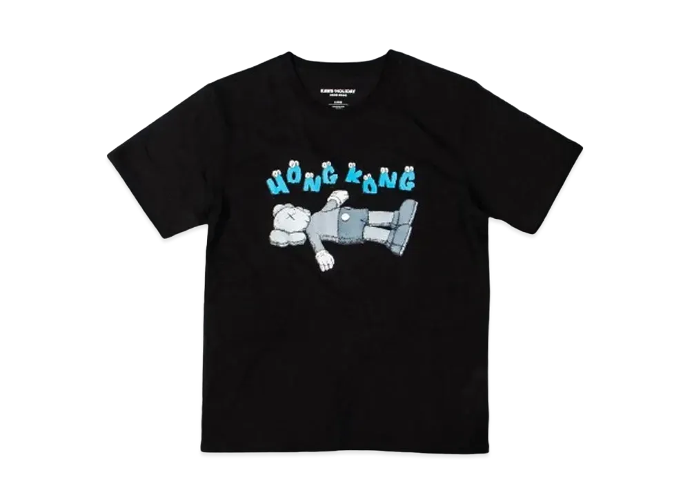 KAWS HOLIDAY Hong Kong T-shirt "Black"